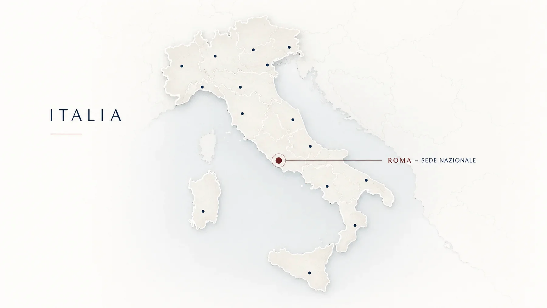 Rete delle sedi ADR Europa in Italia